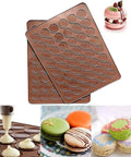 Munchies House Silicone Macaron Mat 30 Cavities 29x26 cm Munchies Tools