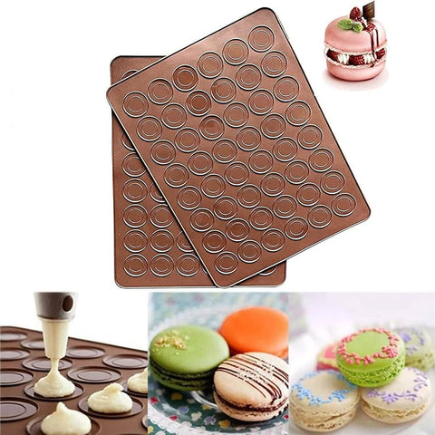 Munchies House Silicone Macaron Mat 30 Cavities 29x26 cm Munchies Tools