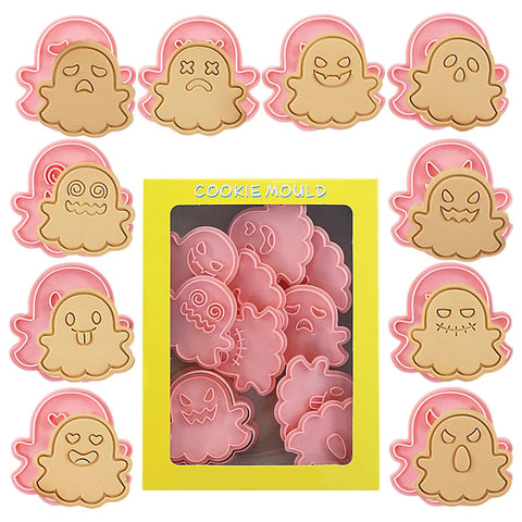 Halloween Ghost Pastry Cutters 10Pcs/Set Pastry Cutters Cake Pastry Mold