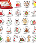 Stainless Steel Christmas Cookie Cutters Set,24pcs/set,Christmas Biscuits mold Munchies Tools