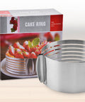 Stainless Steel Bakeware Cutting Tool Scalable, Adjustable 24-30cm