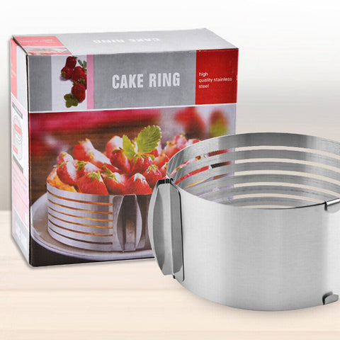 Stainless Steel Bakeware Cutting Tool Scalable, Adjustable 24-30cm