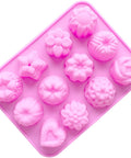 CHOCOLATE SILICON Flower Shape Silicone Mold for Cake Crafting
