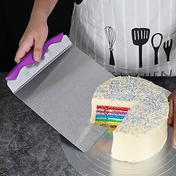 Stainless Steel Cake Lifter, 20.3x26cm, Rustproof, Ergonomic Design