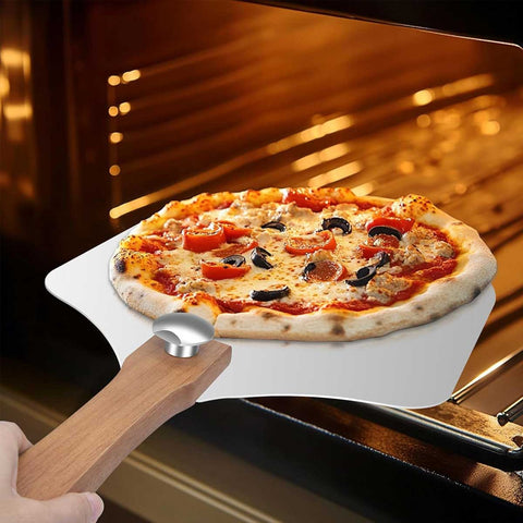 Pizza Peel for Pizza Oven – 31cm Aluminum Paddle with 33cm Handle