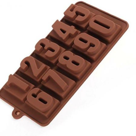 Chocolate Silicone Mold Numbers for Baking & Crafting