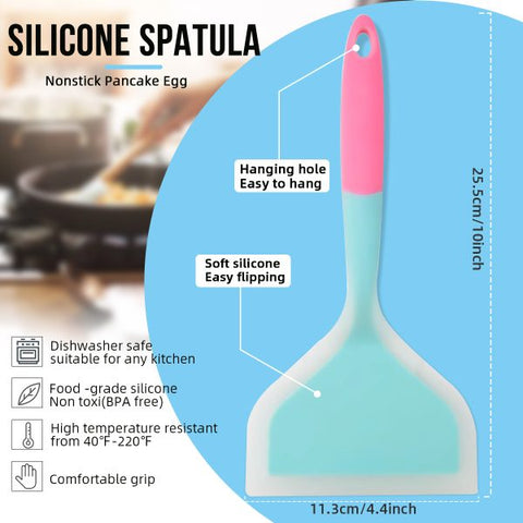 Silicone Spatula, Non-Stick, Heat-Resistant Kitchen Tool