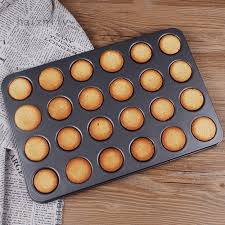Cooking Light Mini Muffin Pan 24-Cup, Non-Stick, Easy to Clean