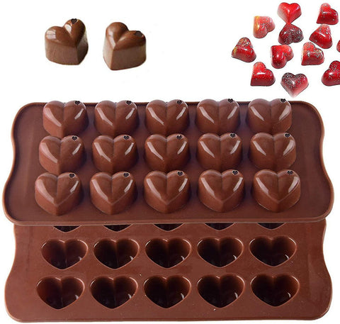 Chocolate Silicone Mold Heart - Perfect for Baking and Crafting