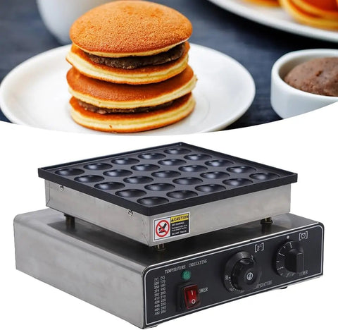 Mini Pancake Machine Electric 25 Holes Munchies Machine