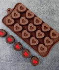 Silicone Heart Chocolate Mold, Food-Grade, Non-Stick Munchies Tools