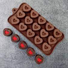 Silicone Heart Chocolate Mold, Food-Grade, Non-Stick Munchies Tools