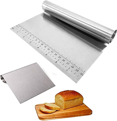 Stainless Steel Cake Scraper and Cutter