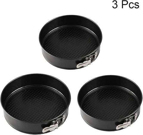 Cheesecake Mold 3 Sizes Set - 24cm, 26cm, 28cm, Non-Stick & Leak-Proof