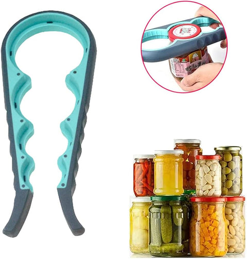 1PC 4-in-1 Jar and Bottle Opener for Kitchen Use