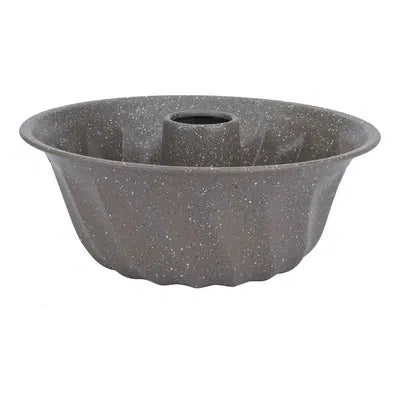 Granite Round Cake Form, 24 cm Grey Marble
