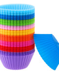 Silicon Baking Cups 12 pcs Reusable Muffin Molds