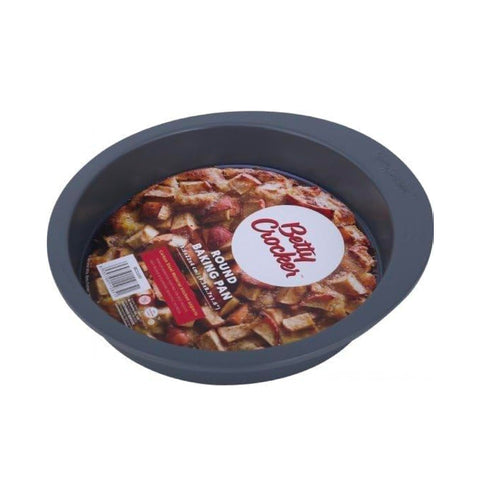 Betty Crocker Round Baking Pan, Dark Grey, 23.5x22x4cm