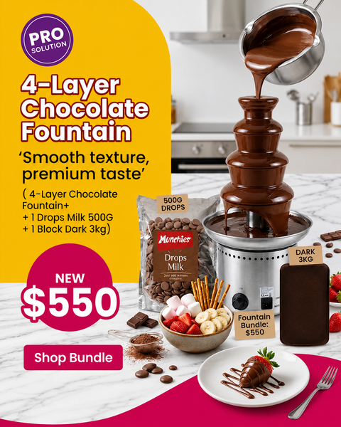 Exclusive Offer: Premium Chinese 4-Layer Chocolate Fountain– Authentic & Efficient