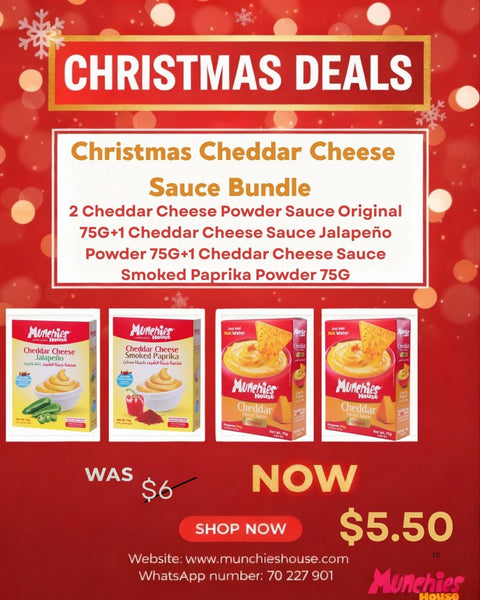 Christmas Cheddar Cheese Sauce Bundle
