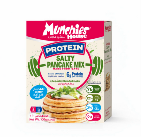Salty Protein Pancake Mix, Egg-Free, Ready-to-Make