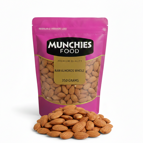 RAW ALMONDS WHOLE | Nutrient-Rich, Heart Healthy Snack Munchies Food