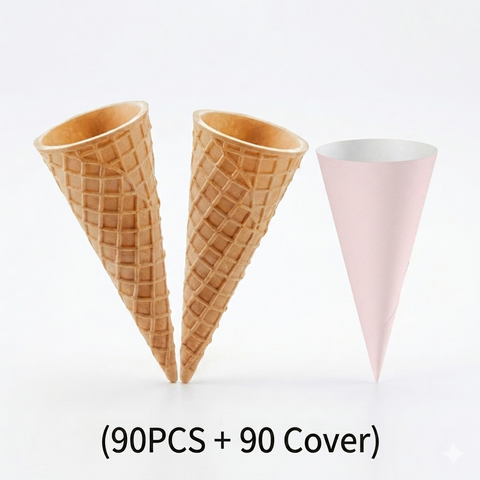 Italian Ice Cream Cone Wafers Small