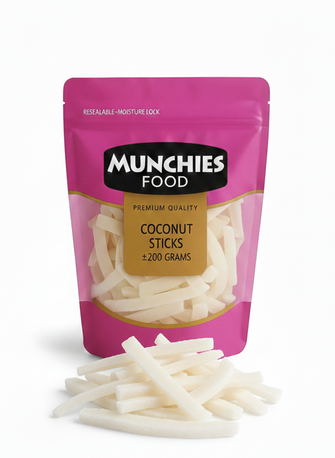 Dried Coconut Sticks, Rich in Nutrients & Minerals Munchies Food
