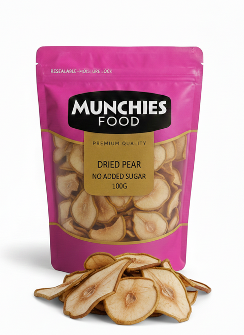 Dried Pear- No Added Sugar Munchies Food