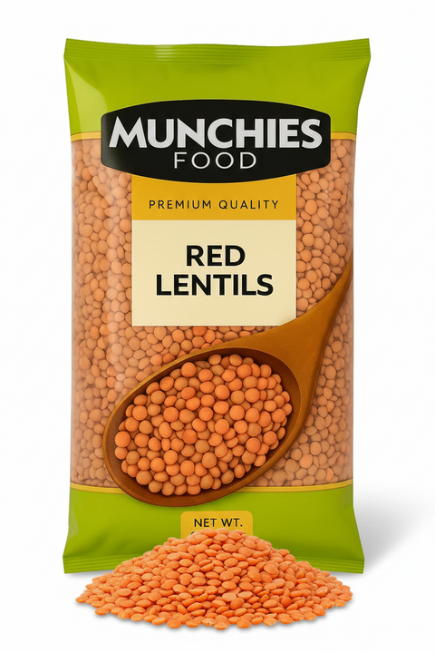 Red Lentils by Munchies Food- Nutrient-Rich & Delicious Organic Pulses Munchies Food