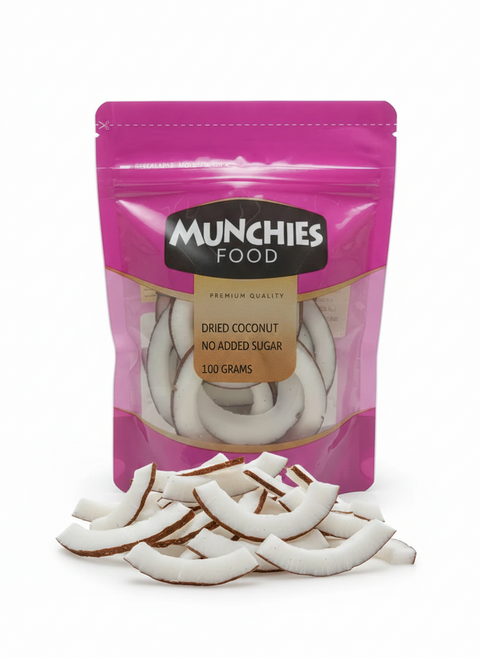 Dried Coconut- No Added Sugar Munchies Food