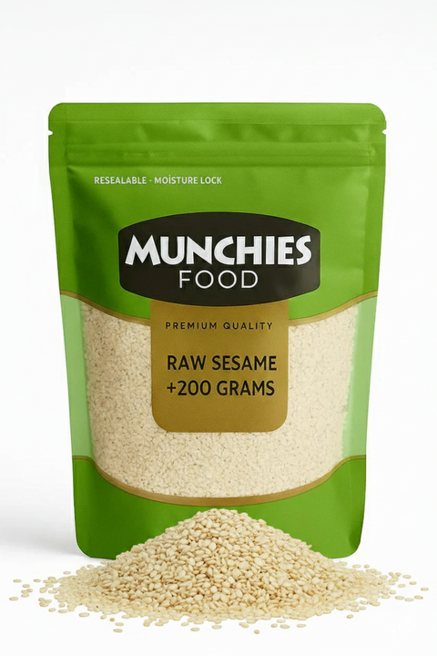 White Sesame Raw - Premium Quality Natural Seeds Munchies Food