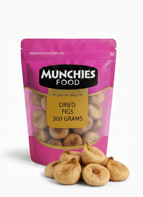 Dried Figs, Munchies Food Brand - High Fiber & Vitamins Munchies Food
