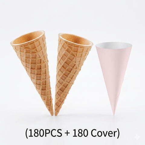 Italian Ice Cream Cone Wafers Small