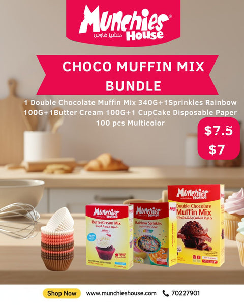 Double Chocolate Muffin Mix - Easy Baking, Gourmet Flavor