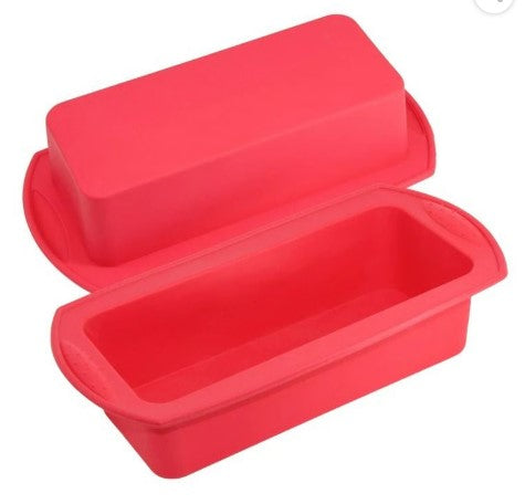 Silicone Bread and Cake Baking Pan – Rectangular Non-Stick Loaf Mold for Brownies, Cheesecake, and Pastries