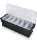 6 Compartment Trays Detachable Topping Station Plastic Munchies Tools