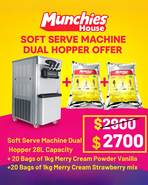 Soft Serve Machine Dual Hopper Offer