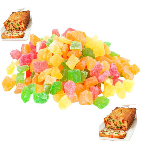 Dried Fruit Cubes-Sweet Fruit Chunks