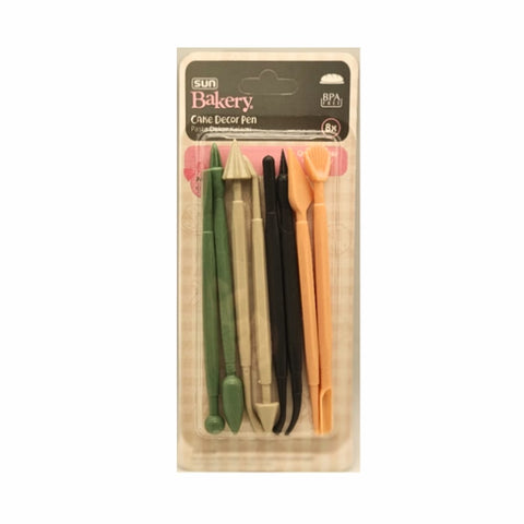 8-Piece Carving Tool Set for Cake Decoration