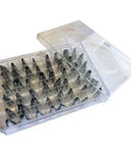 48pcs Stainless Steel Piping Nozzle Set for Cake Decorating - MunchiesHouse