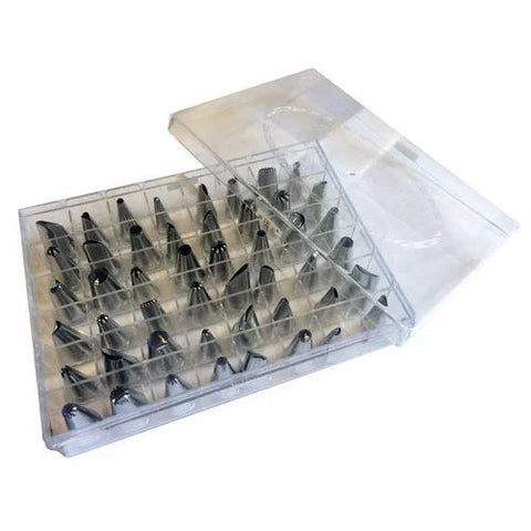 48pcs Stainless Steel Piping Nozzle Set for Cake Decorating - MunchiesHouse