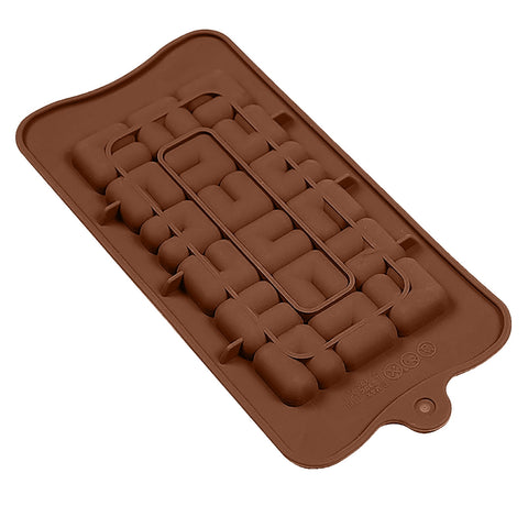 Square Chocolate Bar Mold - MunchiesHouse