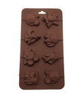 8 cavity cartoon shaped silicone chocolate mold - MunchiesHouse
