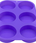 Round Silicone Soap Molds, 3 Inch Big Size 6 Cylinder Silicone Molds for Loofah Soap, Homemade Bath Bombs - MunchiesHouse