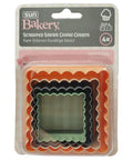 Plastic Square Cutter Set (4pcs) - Perfect for Baking and Cooking Munchies House