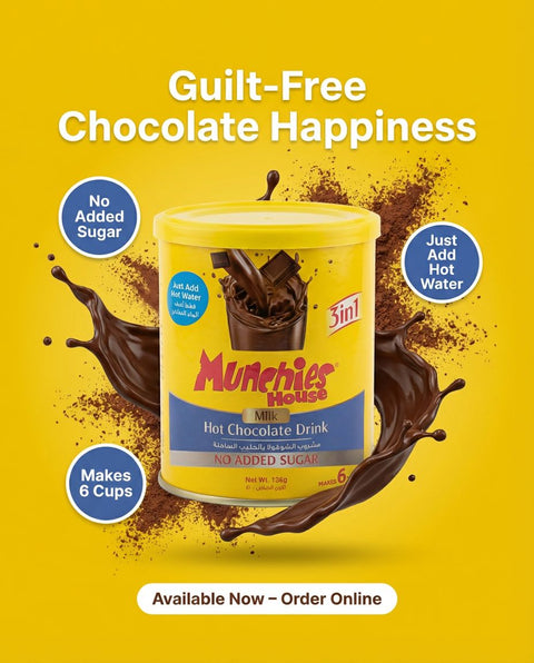 Hot Chocolate Drink 3 In 1(Milk Flavor) Tin No Added Sugar