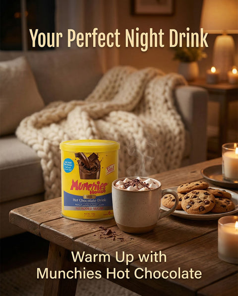 Hot Chocolate Drink 3 In 1(Milk Flavor) Tin No Added Sugar