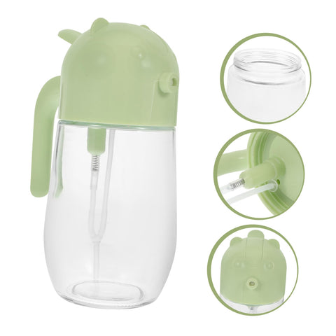 500ml 2 in 1 Olive Oil Sprayer and Oil Dispenser Bottle for Kitchen, Glass Oil Bottle with Premium Nozzle