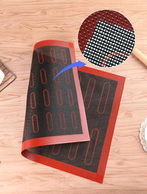 Silicone Baking Mats, Reusable Baking Mats, Non-Stick Heat Resistant Oven Liner Sheets, Baking Pan Mats, For Macaron, Cookie, Baking Tools